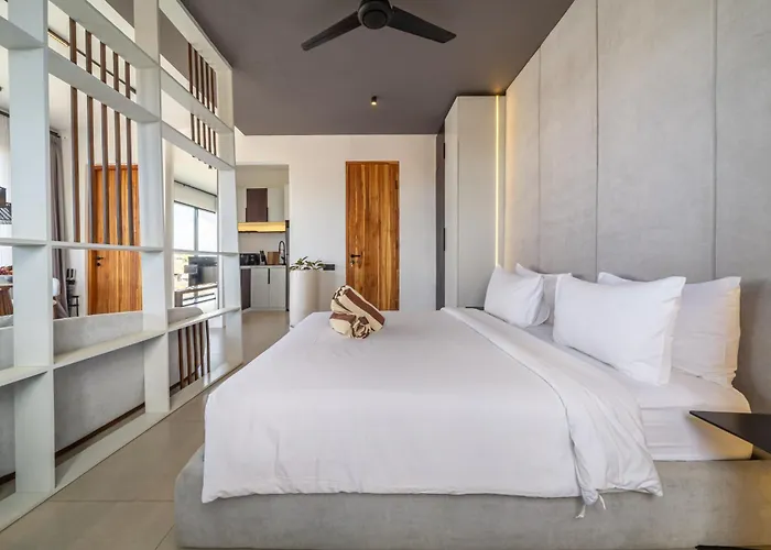 アパートホテル Sebelas By Evdekimi - Modern With Pool Near Dining & Shops ウブド