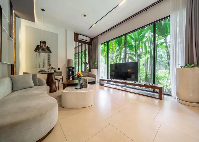 Sebelas By Evdekimi - Modern With Pool Near Dining & Shops アパートホテル 3*